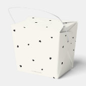 Aangepaste kleuren Happy Valentijnsdag + hart Bedankdoosjes (Achterkant)