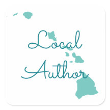 Aangepaste kleuren Hawaii lokale auteur