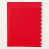 Aangepaste kleuren Houd kalm en schrijf op Planner (Achterkant)