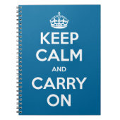 Aangepaste kleuren houden kalm en dragen aan notitieboek (Voorkant)