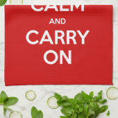 Aangepaste kleuren houden kalm en dragen aan theedoek (Gevouwen)