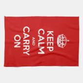 Aangepaste kleuren houden kalm en dragen aan theedoek (Horizontaal)