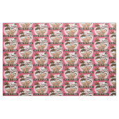 Aangepaste kleuren-Ice Cream Lover-structuur Stof (Fat Quarter)