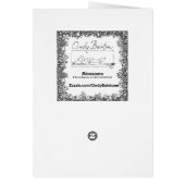 Aangepaste kleuren Kaart (Achterkant)