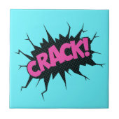 Aangepaste kleuren keramische Tegel — Speech Bubbl Tegeltje (Voorkant)