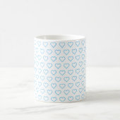 Aangepaste kleuren Koffie Mok met harten - Love Gi (Center)