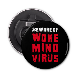 Aangepaste kleuren - Let op! - Rood Rood Rood Rood Button Flesopener