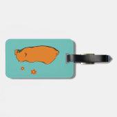 Aangepaste kleuren met buisvormige uittreksels bagagelabel (Achterkant horizontaal)