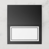 Aangepaste Kleuren Modern Klassiek Wit Centrum Plaatskaartje (Buitenkant ongevouwen)