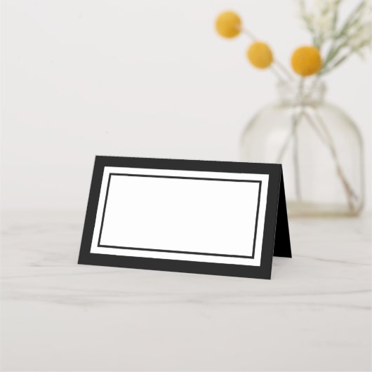 Aangepaste Kleuren Modern Klassiek Wit Centrum Plaatskaartje (Voorkant)