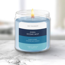 Aangepaste kleuren Modern kleurblok productlabel