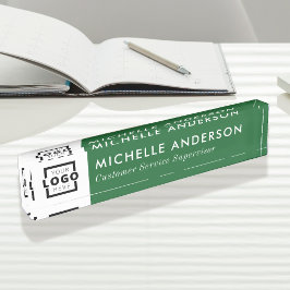 Aangepaste kleuren Modern minimalistische zakelijk Naambordje