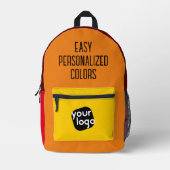 Aangepaste kleuren Modern Professional Voeg uw Log Bedrukte Rugzak (Voorkant)