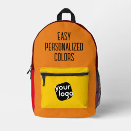 Aangepaste kleuren Modern Professional Voeg uw Log Bedrukte Rugzak