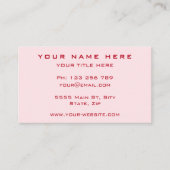 Aangepaste kleuren Modern Visitekaartje met QR-cod (Voorkant)