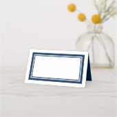 Aangepaste kleuren Moderne klassieke dubbele rande Plaatskaartje (Voorkant)