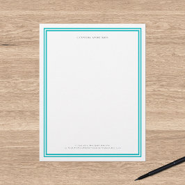 Aangepaste kleuren Moderne klassieke grenzen op ma Briefhoofd