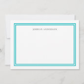 Aangepaste kleuren Moderne klassieke grenzen op ma Notitiekaartje (Voorkant)