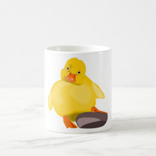 Aangepaste kleuren Mok met gele strooisel