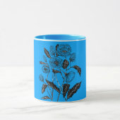 Aangepaste kleuren Mok met papaverbloemen Kunstsch (Midden)