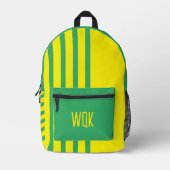 Aangepaste kleuren Monogram Bedrukte Rugzak (Voorkant)