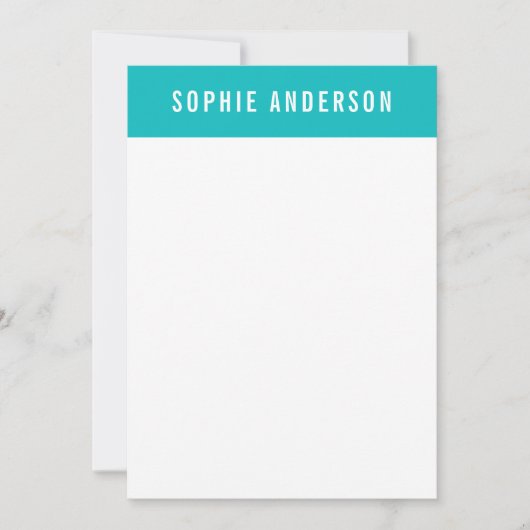 Aangepaste kleuren Nautisch anker toevoegen Notitiekaartje (Voorkant)