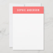 Aangepaste kleuren Nautisch anker toevoegen Notitiekaartje (Voorkant)