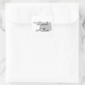 Aangepaste kleuren Oklahoma lokale auteur Vierkante Sticker (Tas)