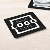 Aangepaste kleuren promotioneel voor bedrijven met kartonnen onderzetters (Schuin)