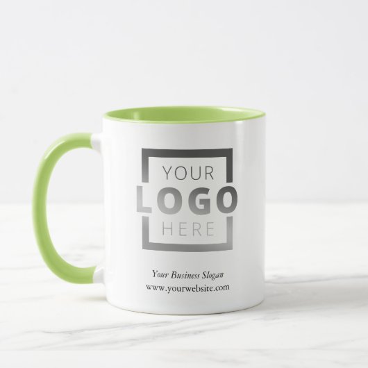 Aangepaste kleuren promotioneel voor bedrijven met mok (Links)