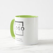 Aangepaste kleuren promotioneel voor bedrijven met mok (Voorkant links)