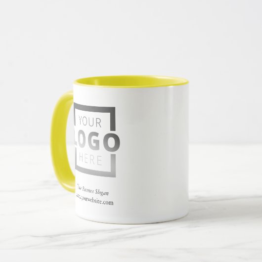 Aangepaste kleuren promotioneel voor bedrijven met mok (Voorkant links)