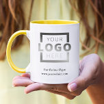 Aangepaste kleuren promotioneel voor bedrijven met mok<br><div class="desc">Pas deze mok eenvoudig aan met uw eigen bedrijfsinformatie en logo. De bevorderende mokken maken een langdurige indruk zodat maken zij grote collectieve giften,  giveaways,  of souvenirs voor cliënten,  klanten,  en werknemers. Ontwerptip: breng merkaanpassingen naar een hoger niveau door een achtergrondkleur te selecteren die overeenkomt met uw merkkleur.</div>