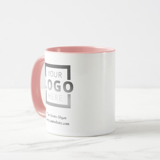 Aangepaste kleuren promotioneel voor bedrijven met mok (Voorkant links)