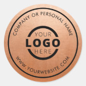 Aangepaste kleuren promotioneel voor bedrijven met ronde sticker (Voorkant)