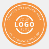 Aangepaste kleuren promotioneel voor bedrijven met ronde sticker (Voorkant)