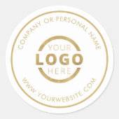 Aangepaste kleuren promotioneel voor bedrijven met ronde sticker (Voorkant)