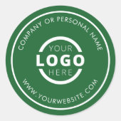 Aangepaste kleuren promotioneel voor bedrijven met ronde sticker (Voorkant)