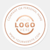 Aangepaste kleuren promotioneel voor bedrijven met ronde sticker (Voorkant)