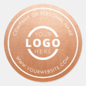 Aangepaste kleuren promotioneel voor bedrijven met ronde sticker (Voorkant)