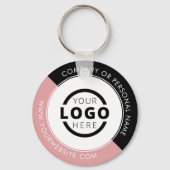 Aangepaste kleuren promotioneel voor bedrijven met sleutelhanger (Voorkant)