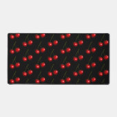 Aangepaste kleuren Red Cherry Black Bureaumat (Voorkant)