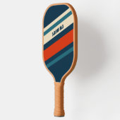 Aangepaste kleuren: rood, wit en blauw pickleball paddle (Links)