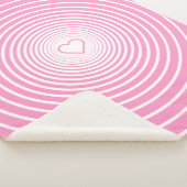 Aangepaste kleuren roze Baby Sherpa Blanket met ha Sherpa Deken (3/4)