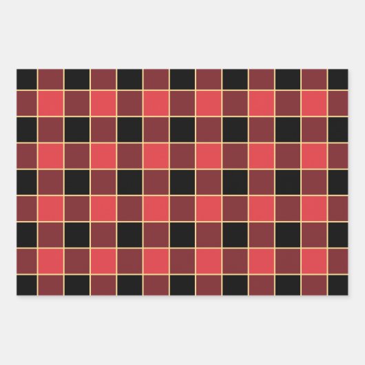 Aangepaste kleuren SVG van het aangepaste patroon Inpakpapier Vel (Voorkant 3)