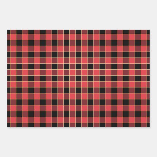 Aangepaste kleuren SVG van het aangepaste patroon  Inpakpapier Vel (Voorkant)