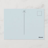 Aangepaste kleuren/tekst vredeswater Lotus Chinese Briefkaart (Achterkant)