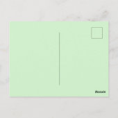 Aangepaste kleuren-/tekstsleuven bevestigen mijn g briefkaart (Achterkant)