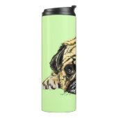 Aangepaste kleuren thermische getumbler met Funny  Thermosbeker (Gedraaid links)
