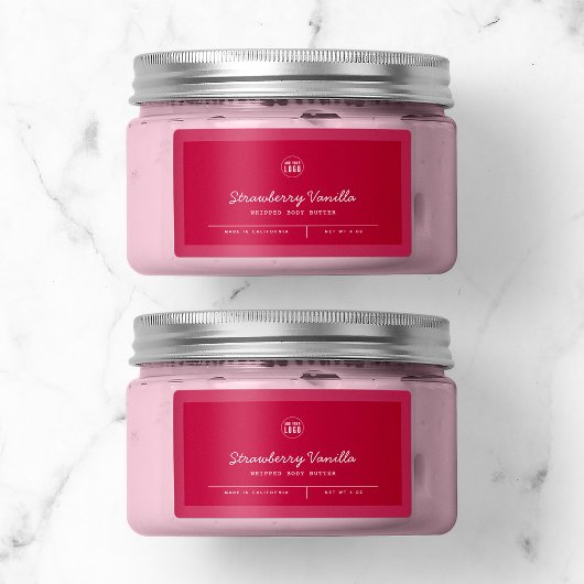 Aangepaste kleuren toevoegen Logo Script-lijnen Pr Etiket